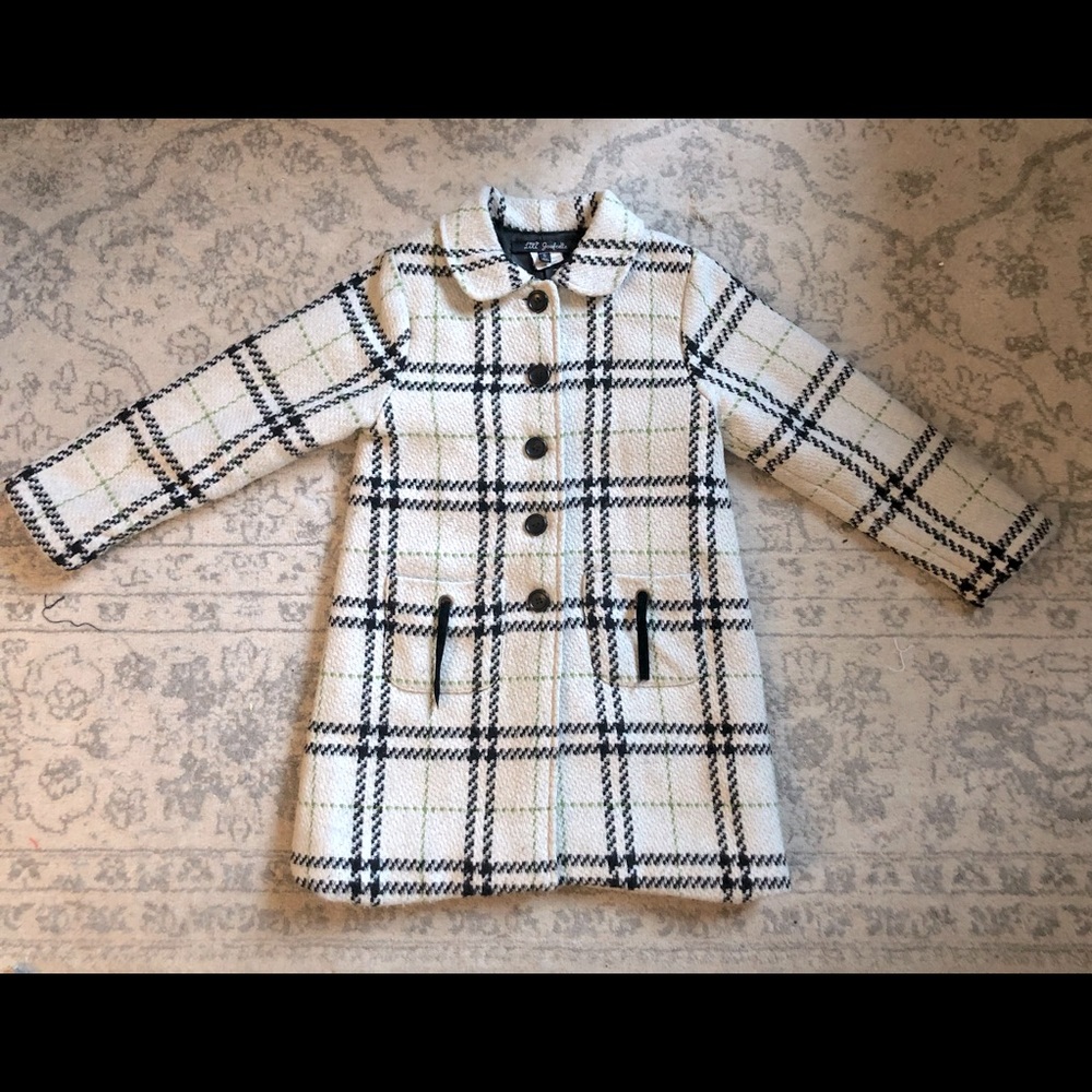 Beautiful Lili Gaufrette girls tweed dress coat